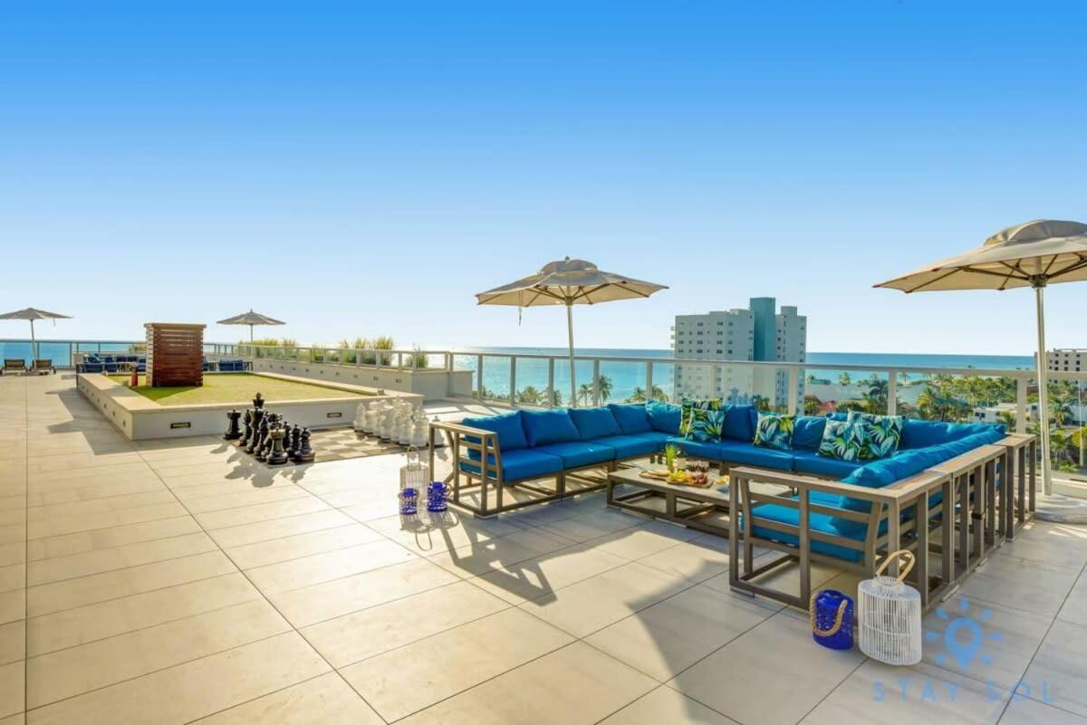 Rooftop Pool - Hollywood Beach Boardwalk Ngoại thất bức ảnh