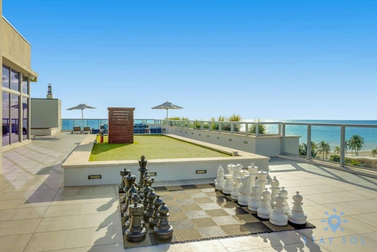 Rooftop Pool - Hollywood Beach Boardwalk Ngoại thất bức ảnh