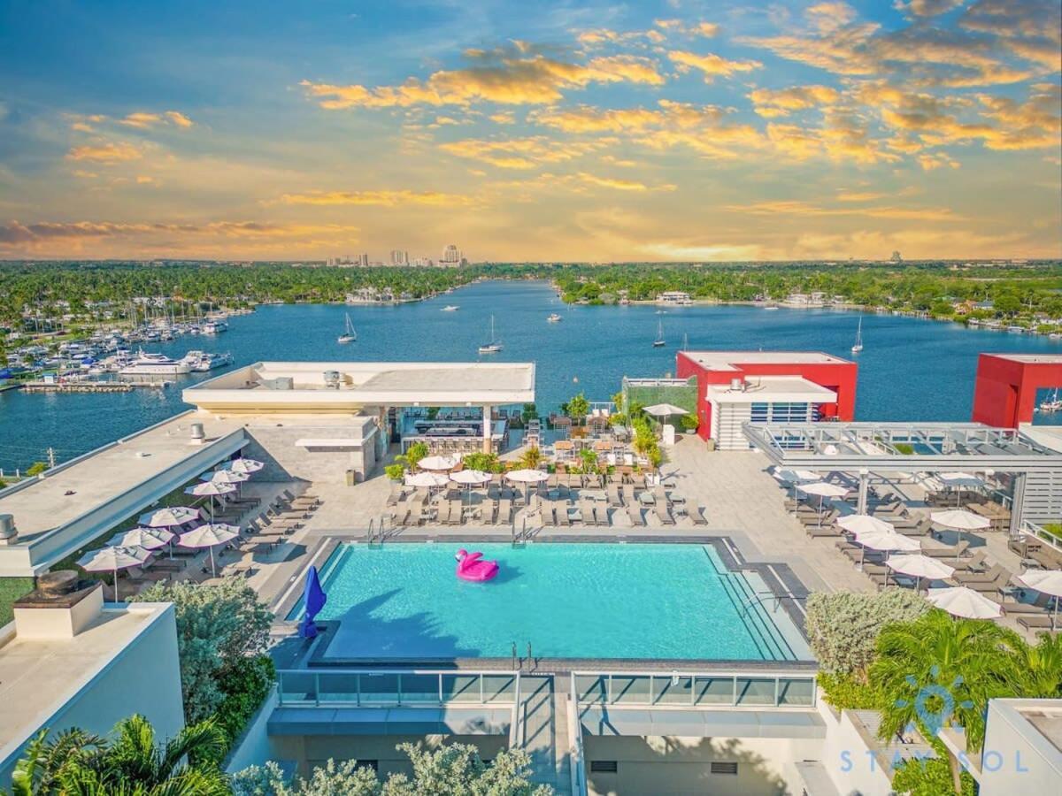 Rooftop Pool - Hollywood Beach Boardwalk Ngoại thất bức ảnh